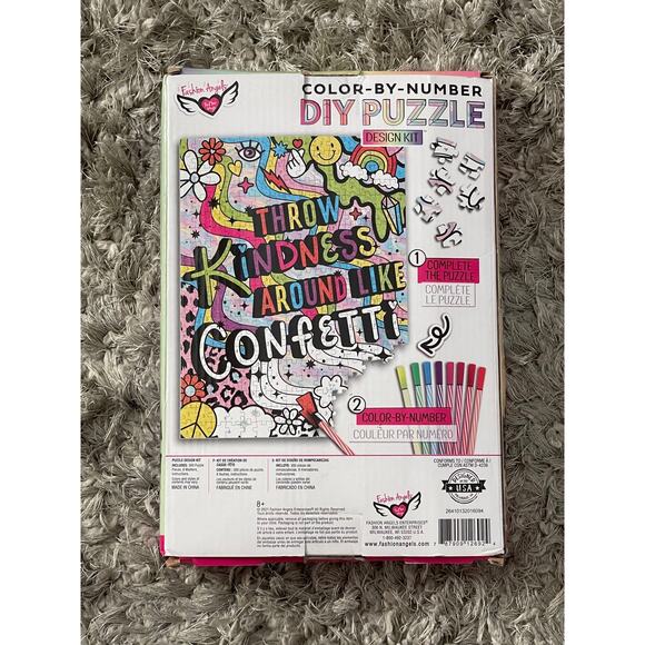 Color By Number DIY Puzzle Design Kit - Picture 2 of 2